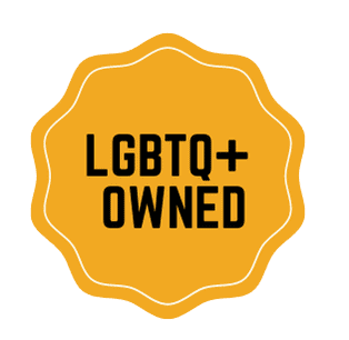 LGBTQ+ owner business badge
